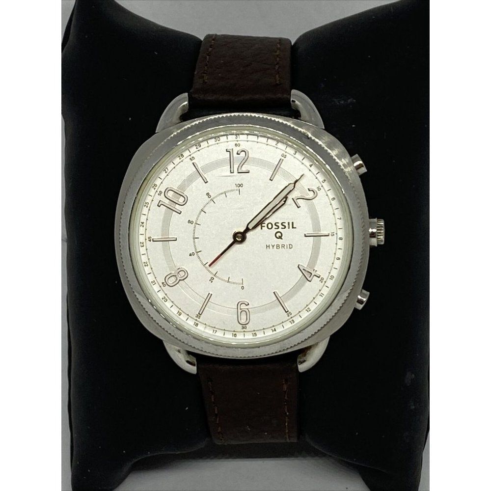 Fossil FTW1200 Women's Brown Leather Silver Analog